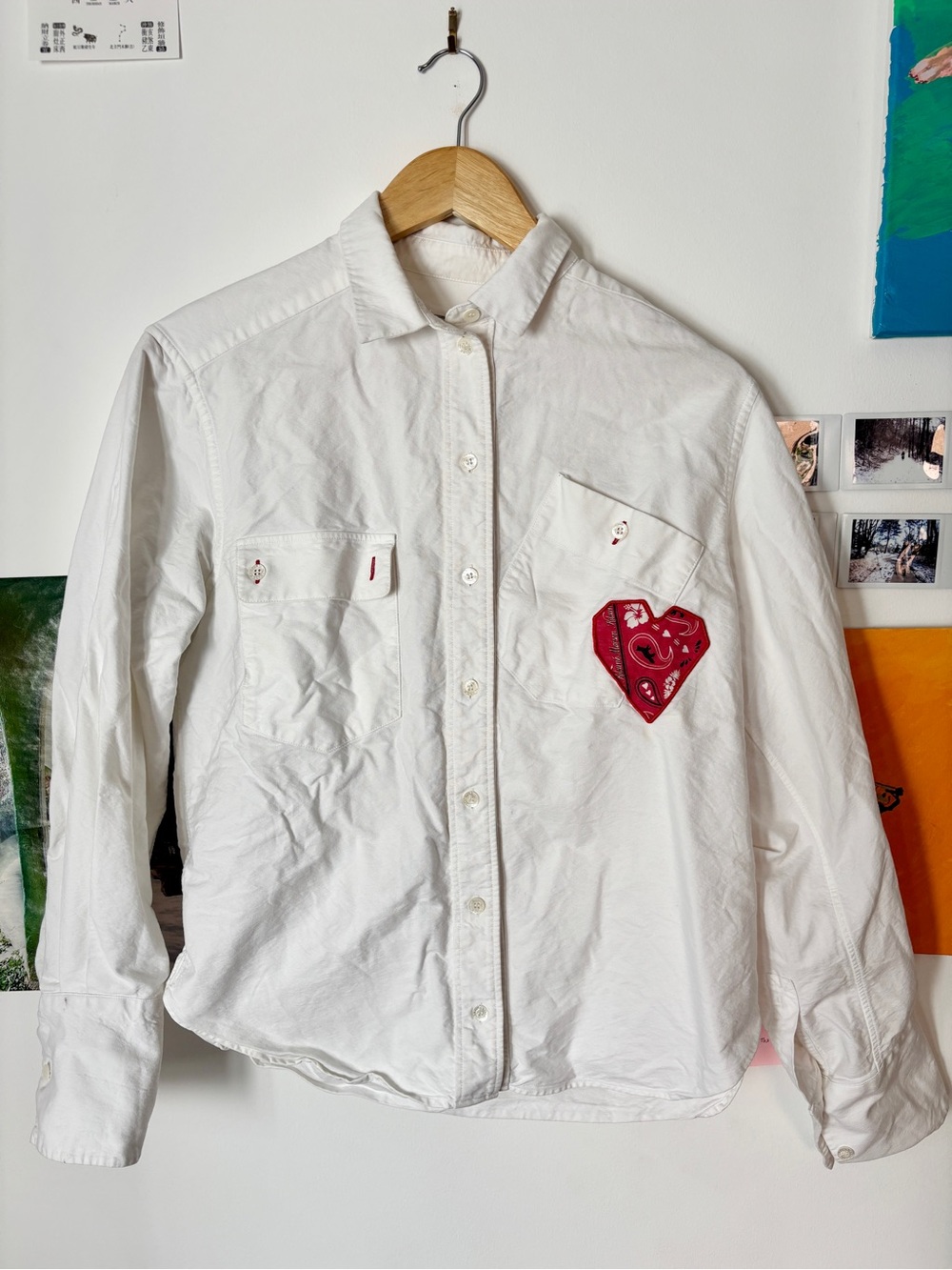MAISON KITSUNÉ cotton button-down shirt